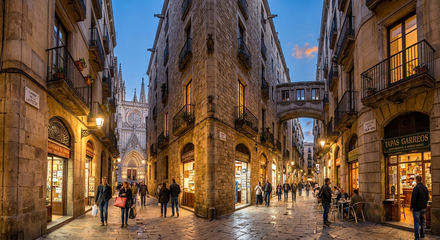 Masajes en Gótico, Barcelona