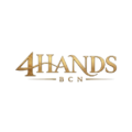 Logotipo de 4Hands BCN, masajes eróticos en Barcelona